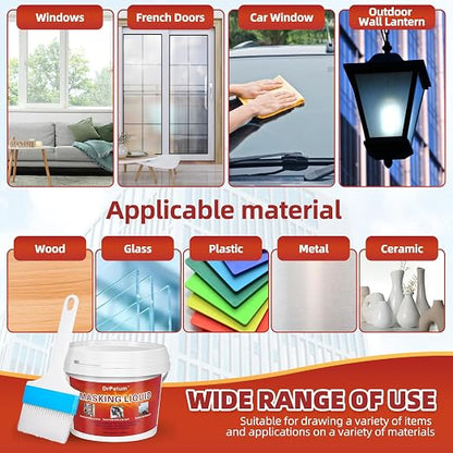 Masking Liquid Tape, Transparent Peelable Coating - Image 4