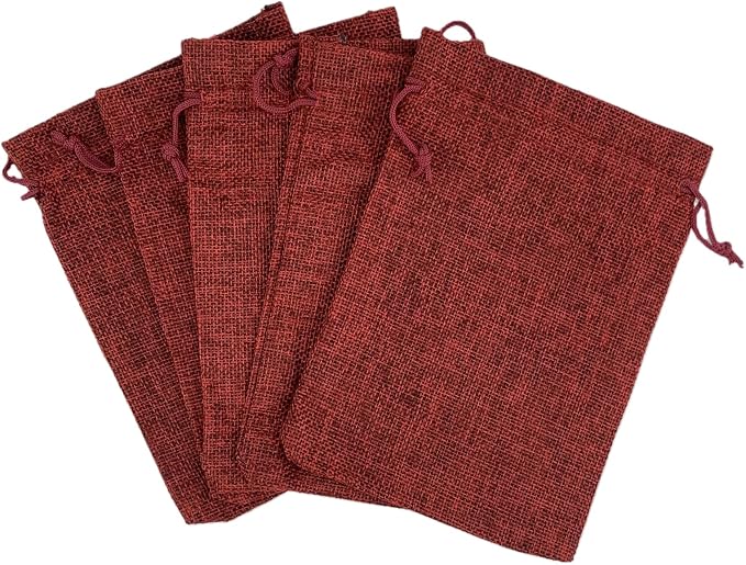 Palmhomee Pack of 25 Burlap Gift Bags - Image 2