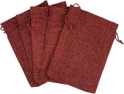 Palmhomee Pack of 25 Burlap Gift Bags - Image 2