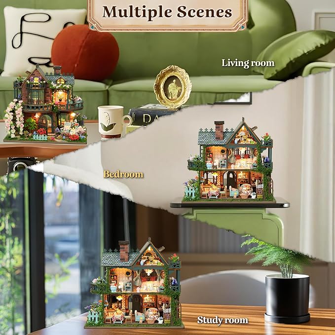 DIY Miniature House Kit, Book Nook Kit - Image 7