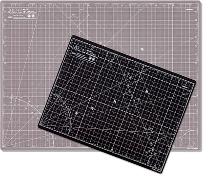Elan Cutting Mat A2 Black & Taupe, Self Healing Cutting Mat 18x24 Inch - Image 3