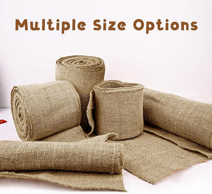 Shatex Natural Burlap Roll, 36inch x 30ft High Density Burlap Fabric - Image 7