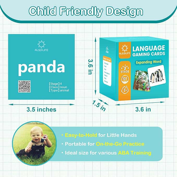 100 Nouns Flash Cards for Toddlers, Expanded Vocabulary Cards - Image 5