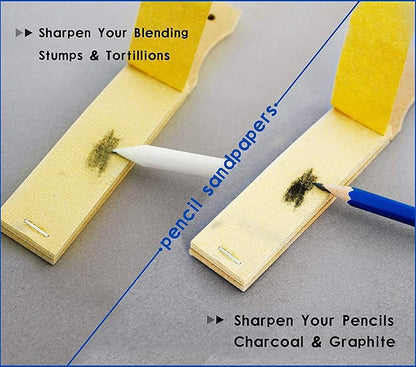 43 PCS Blending Stumps and Tortillions Paper Art Blenders Sketch Drawing Tools - Image 7