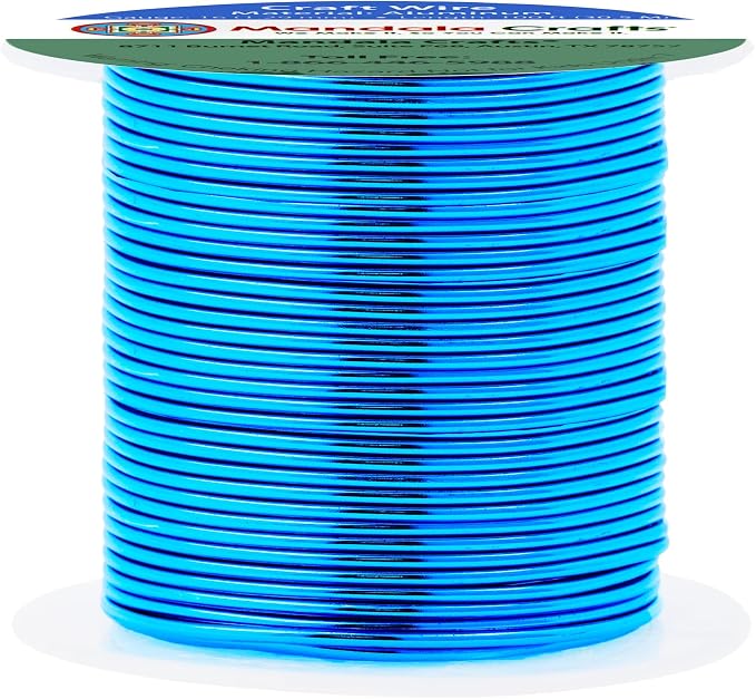 Mandala Crafts 16 Gauge Anodized Aluminum Craft Wire by MandalaCrafts