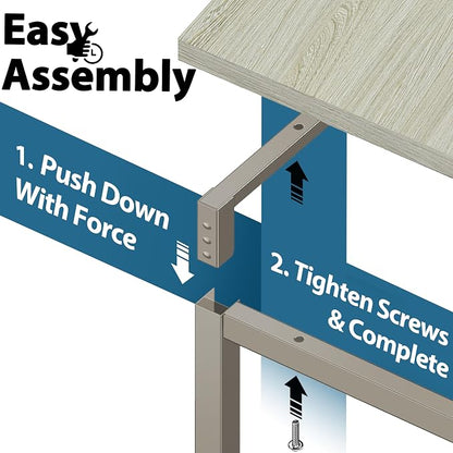 SHW Mission 40-Inch Home Office Computer Desk - Image 7