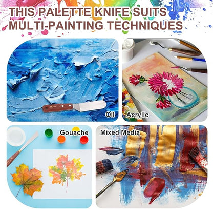 MECCANIXITY Pack of 1 Palette Knife No.11, 8.5" Long Palette Knives - Image 6