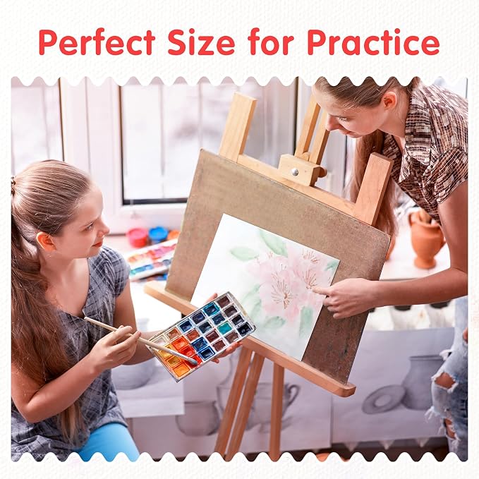 FIXSMITH Canvas Boards for Painting 8x10 Inch, Super Value 4 Pack Paint Canvases - Image 6