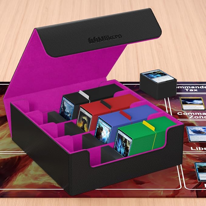 Mlikero Card Deck Case, 2400+ Trading Card Storage Box - Image 7