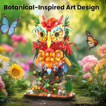 Sillbird Owl Flower Building Sets - Image 2