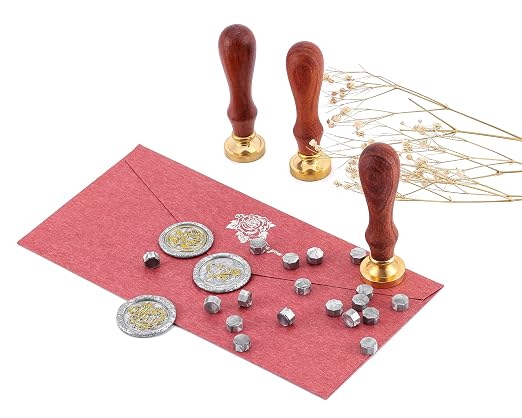 Yoption 360 Pcs Silver Octagon Sealing Wax Beads - Image 6