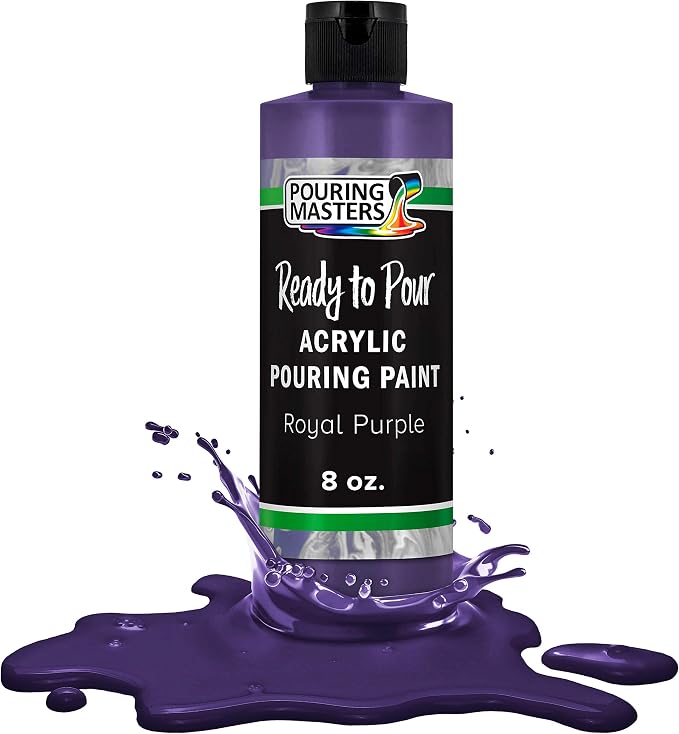 POURING MASTERS Royal Purple Acrylic Ready to Pour Pouring Paint by Pouring+Masters