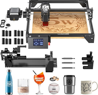 LONGER Laser Engraver Ray5 5000mW Engraver Machine by HOME