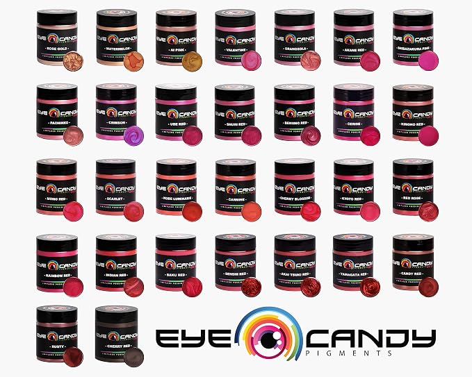 Eye Candy Pigments Premium True Red Mica Powder - Image 8