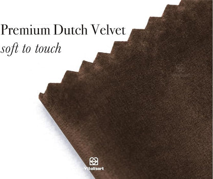 Vitalizart Brown Velvet Ribbon Set 3/8" x 15 Yd Wooden Spool Fabric Trim 3 - Image 3