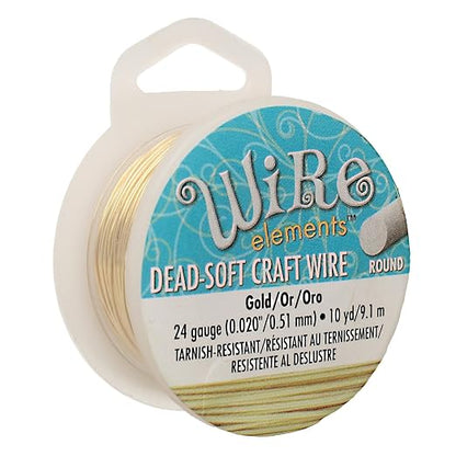 The Beadsmith Wire Elements Craft Wire – Tarnish Resistant, Soft Temper by TheBeadsmith
