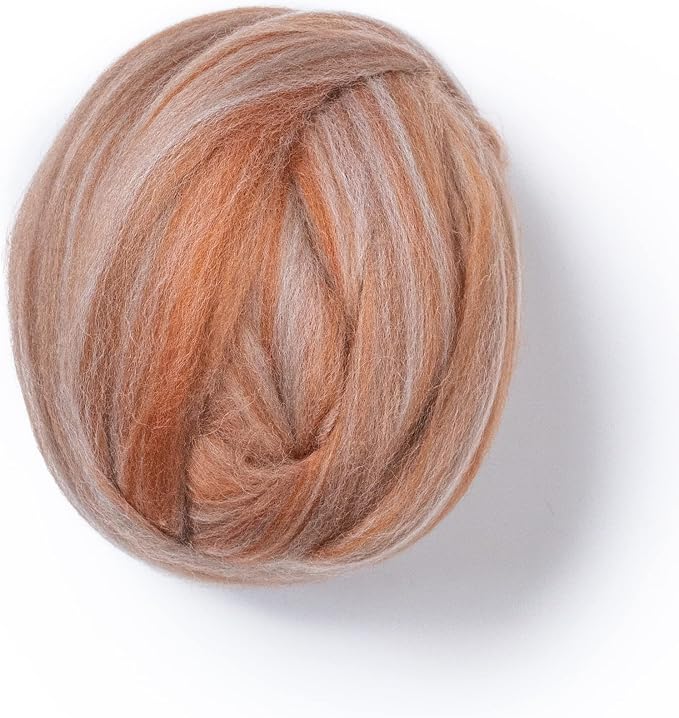 Kondoos multi Colored Natural Wool roving, 1 lb. Best Wool - Image 2