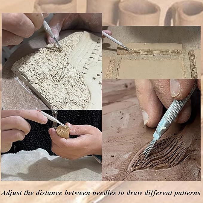3 in 1 Clay Needle Tools Sculpting Ceramics Pottery Carving Tools - Image 6