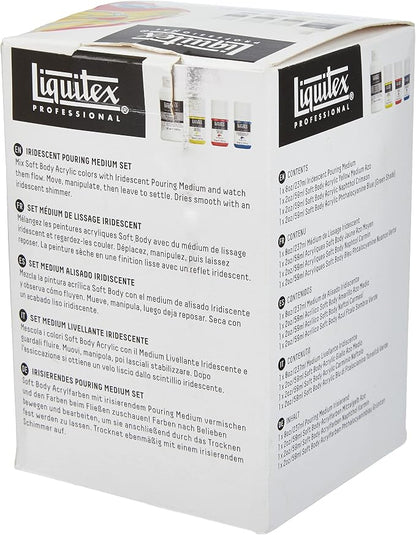 Liquitex Professional Iridescent Pouring Medium Set, Includes 3 x 2-oz Soft - Image 2