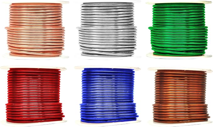 Mandala Crafts 12 Gauge Anodized Aluminum Craft Wire by MandalaCrafts