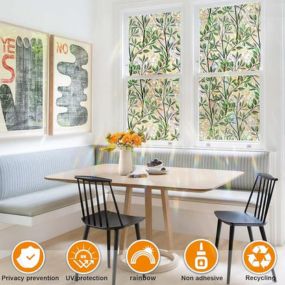 Window Privacy Film Stain Glass Window Film Rainbow Window Film Window clings - Image 4