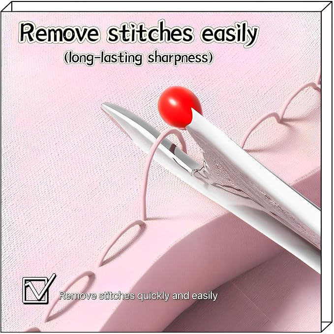Upgraded 2 in 1 Automatic Needle Threaders Seam Ripper, Quilting Supplies - Image 3