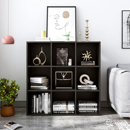 9-Cube Storage Shelf Bookcase - Image 2