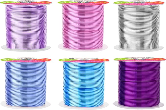 Mandala Crafts 22 Gauge Anodized Aluminum Craft Wire by MandalaCrafts