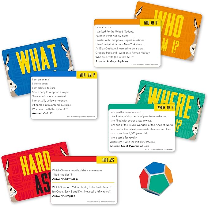 University Games, Smart Ass Trivia The Ultimate Who, Where Party Game, - Image 6