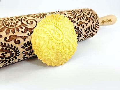 INDIAN embossing rolling pin - Image 4