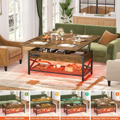 Aheaplus Coffee Table Lift Top - Image 5