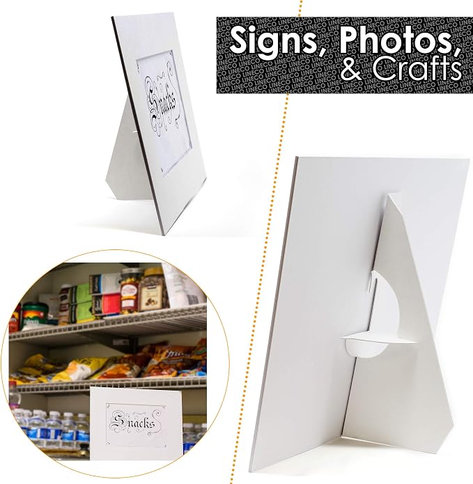 Golden State Art, 7 Inch Self Stick Easel Back, Cardboard Stand, Single Wing - Image 5