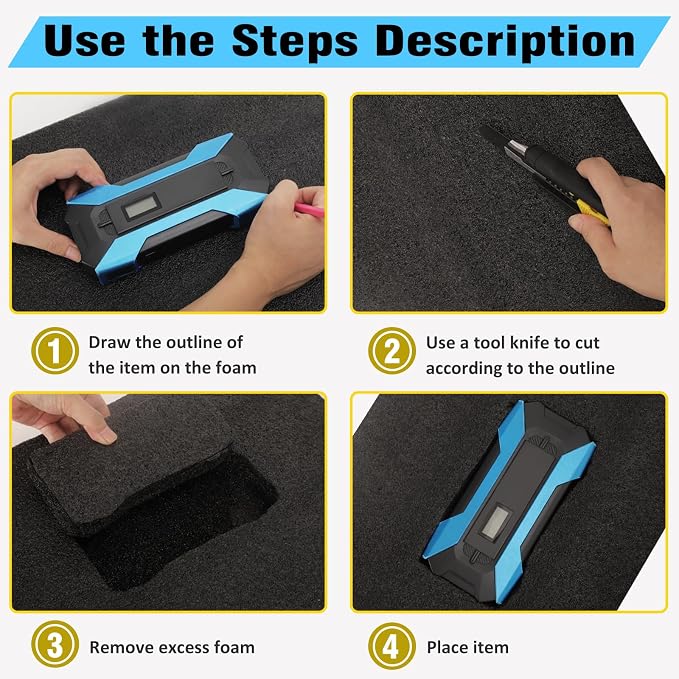 Black Customizable Polyethylene Foam Sheets - Image 6