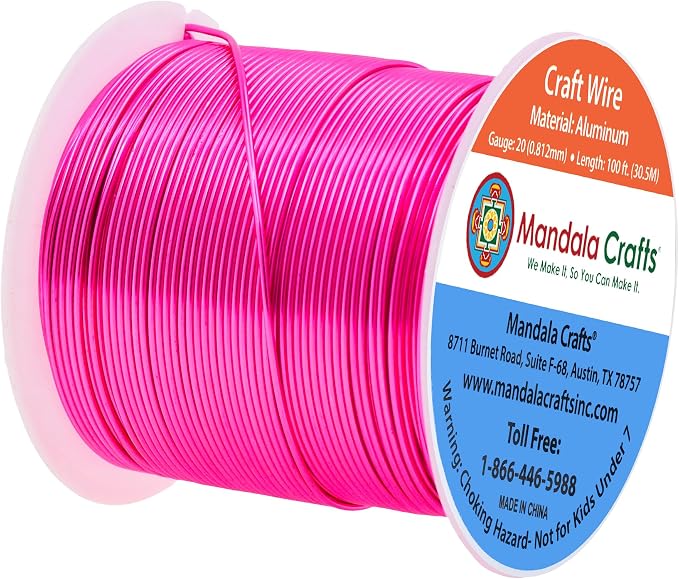 Mandala Crafts 20 Gauge Anodized Aluminum Craft Wire - Image 2