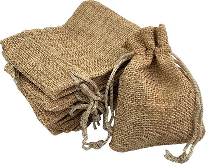 Palmhomee Pack Of 25 Burlap Gift Bags by Palmhomee