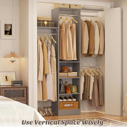 48" Small Closet Organizer, 4FT Small Closet System - Image 2