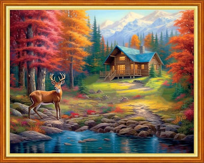 Joyhoor Cross Stitch Kits for Beginners Stamped Cross-Stitch Supplies by JoyhoorCrossStitchKits