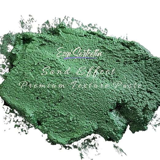 Premium Sand Effect Texture Paste | 6oz by Volume | Unique Metallic Colors | by EzgiSertcetin