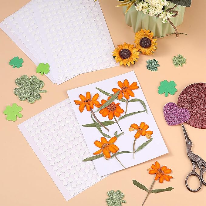 Zonon 3000 Pcs Double Sided Adhesive Dots Clear Glue Point Tape Stickers - Image 6