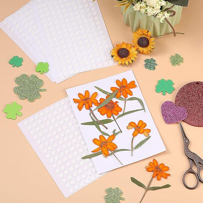 Zonon 3000 Pcs Double Sided Adhesive Dots Clear Glue Point Tape Stickers - Image 6