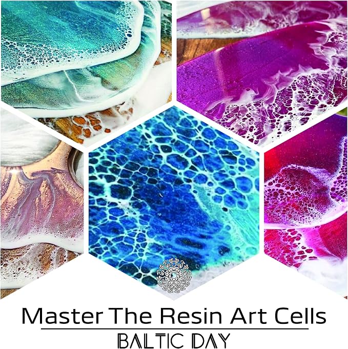 BALTIC DAY 50 Color Epoxy Pigment Paste Set – Opaque Resin Colorant, High - Image 6