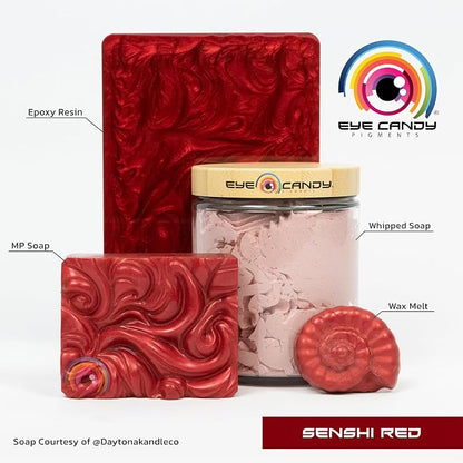 Eye Candy Pigments Premium True Red Mica Powder - Image 2