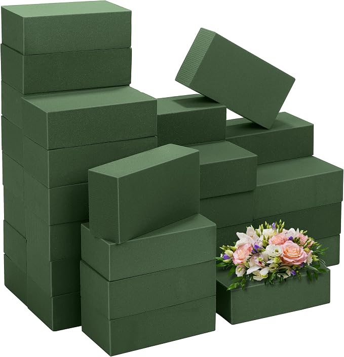 36 Packs Floral Foam Blocks Wet & Dry Floral Foam Bricks 5.5x3.1x1.8 Inch by Hahood