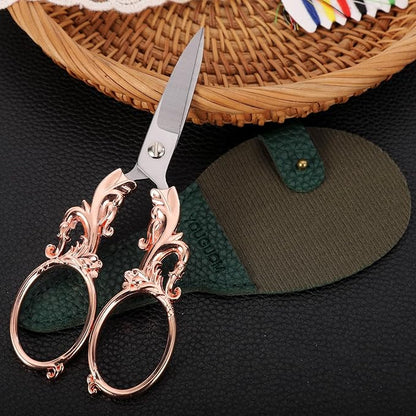 Sewing Scissors, 5.3in Rose Gold Big Handles - Image 4
