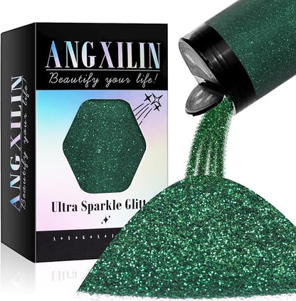 High Capacity 260g Shaker Bottle Package Metalic Fine Glitter, ANGXILIN by ANGXILIN