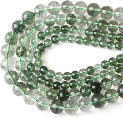 36PCS 10MM Green Crackle Phantom Ghost Crystal Beads - Image 3