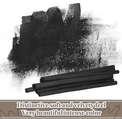 Gueevin 100 Pcs Willow Charcoal Sticks, Willow Charcoal, and Fine Art Christmas - Image 4