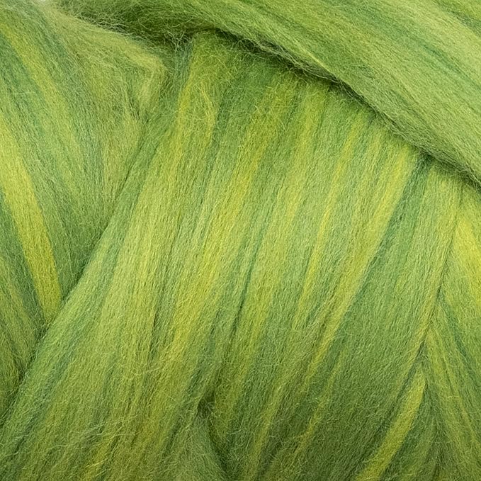 Multi Colored Natural Wool roving, 1 lb. Best Wool - Image 5