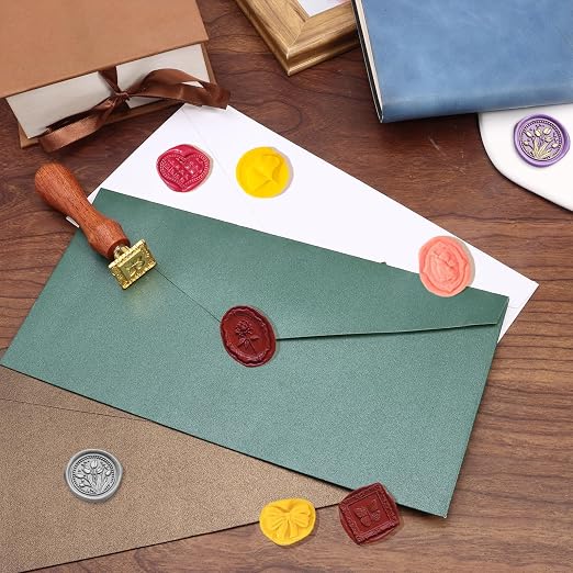 Wax Seal Stamp Kit, Vintage Classic Sealing Wax Stamp Head - Image 4