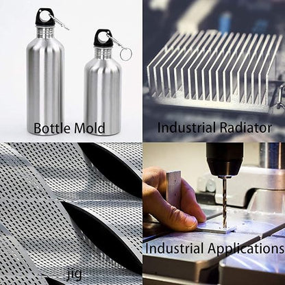 6061 T651 Aluminum Sheet Metal 12" x 12" x 0.04" Flat Plain Thin Aluminum Sheet - Image 5